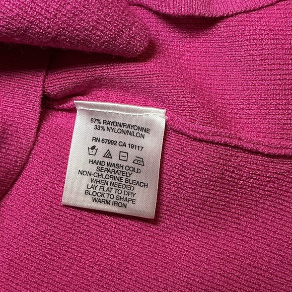 Sigrid Olsen Pink Sweater top - Picture 7 of 7